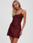 ZEINAMINIDRESSRED