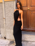 EVANNA MAXI DRESS - BLACK